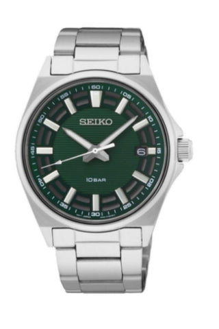 SEIKO | Men's Collection Analog Green Dial Watch | SUR503P1
