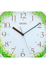SEIKO | Round 33 cm Dial Wall Clock Green For Kid's Room | QHA010HL