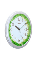 SEIKO | Round 33 cm Dial Wall Clock Green For Kid's Room | QHA010HL
