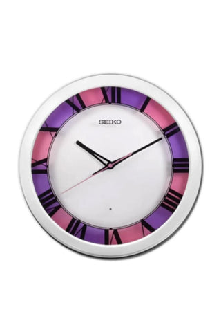 SEIKO | Round White Dial Wall Clock | QHA010WL