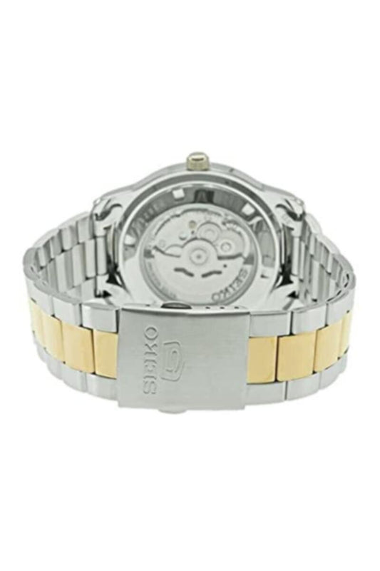 SEIKO | Stainless Steel Automatic Analog Watch for Men's Silver/Gold | SNKP14J1Q