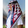 Serbia | Football fan head gear Arabic Style - Ghutra and Egal setÂ |Â OneÂ size