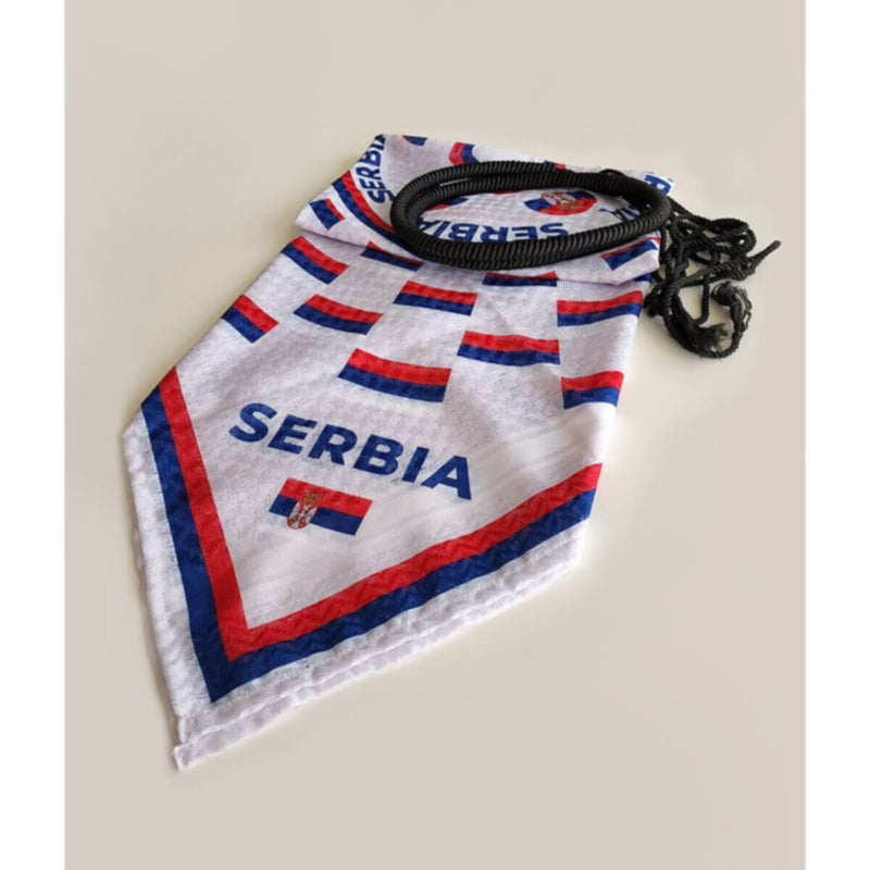Serbia | Football fan head gear Arabic Style - Ghutra and Egal setÂ |Â OneÂ size
