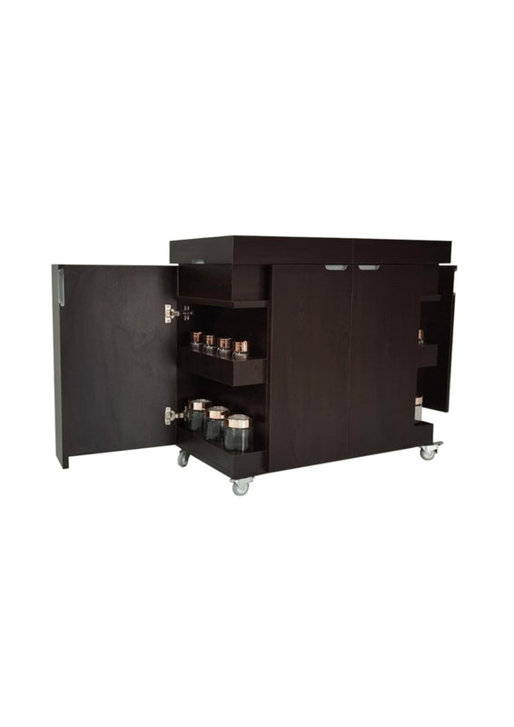 ZENAN | Food Warmer Trolley Brown | ZFW-T007SC
