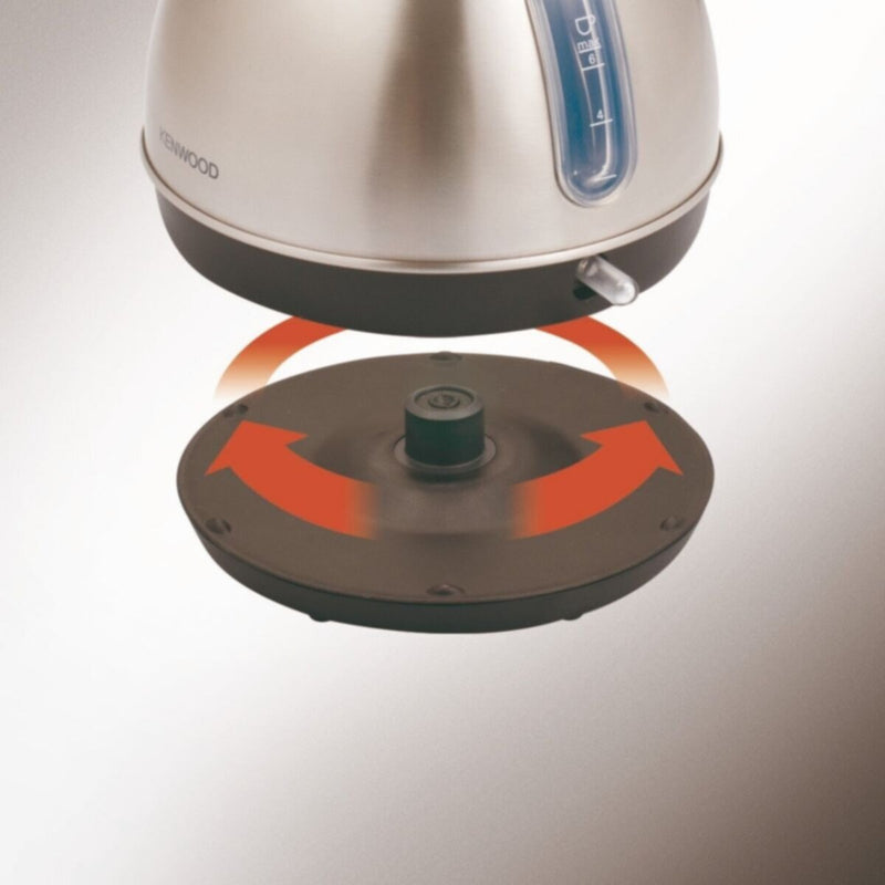 KENWOOD | Electric Water Kettle Silver Stainless Steel 1.6Ltr 3000W | SKM100