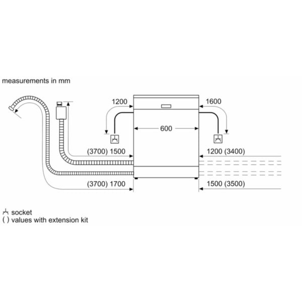 BOSCH | Serie 4 Fully-Integrated Dishwasher 60cm | SMV50E00GC