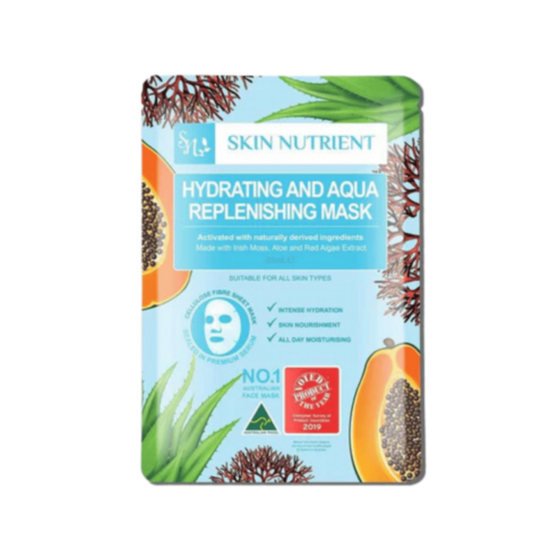 SKIN NUTRIENT | Hydrating and Aqua Replenishing Face Mask | SN0162