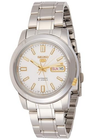 SEIKO | Stainless Steel Automatic Analog Watch for Men's Silver | SNKK07J1Q