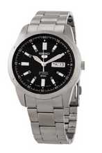 SEIKO | 5 Stainless Steel Automatic Black Dial Men's Watch | SNKN13J1Q