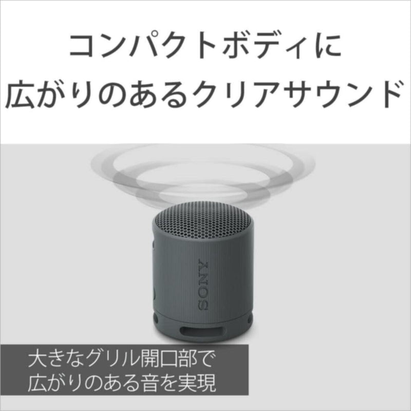 SONY | Wireless Waterproof Speaker With Stereo Pair Function Black | SRS-XB100/BC