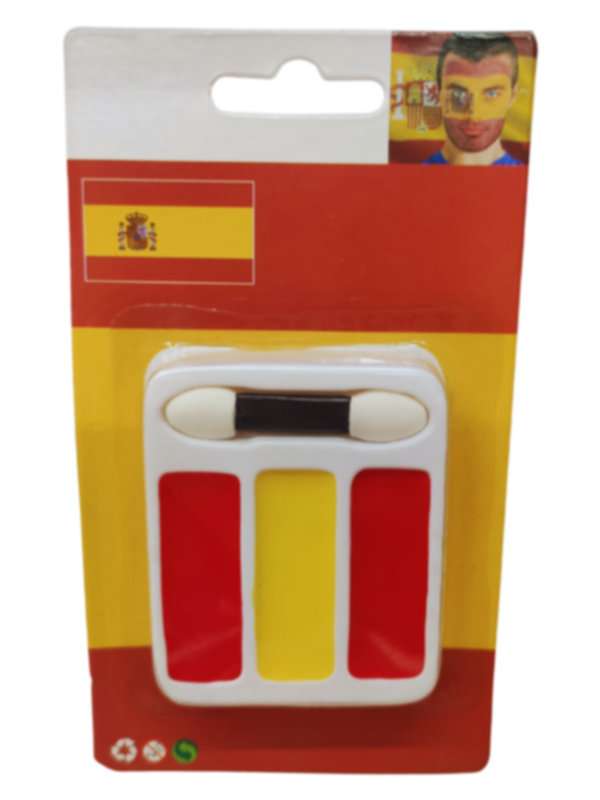 Quick Face Painting Kit with Brush (3 Packets) | SpainÂ |Â Minagination