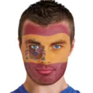 Quick Face Painting Kit with Brush (3 Packets) | SpainÂ |Â Minagination