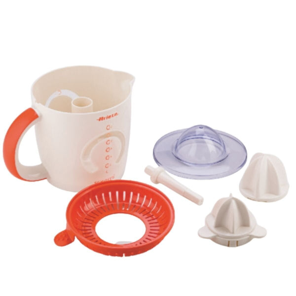 ARIETE | SPREMÃŒ Electric Juicer with Double Cone 1.2Ltr White/Orange | 0408