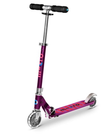 MICRO | Scooter Sprite Purple Stripe LED SA0219 | 44000219