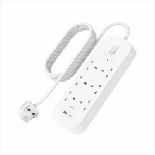 BELKIN | 6-Outlet Surge Protector 18W, Usb-A & Usb-C Ports, 2M Cord | SRB002ar2M