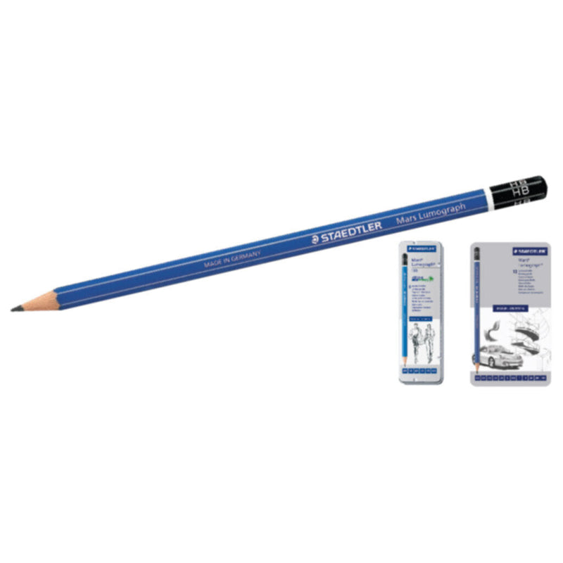 STAEDTLER | Mars Lumograph Pencil Set=12pc | ST-100-G12