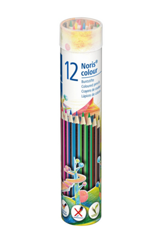 STAEDTLER | Noris Cylinder Color Pencil 12-Piece | ST-185-MD12