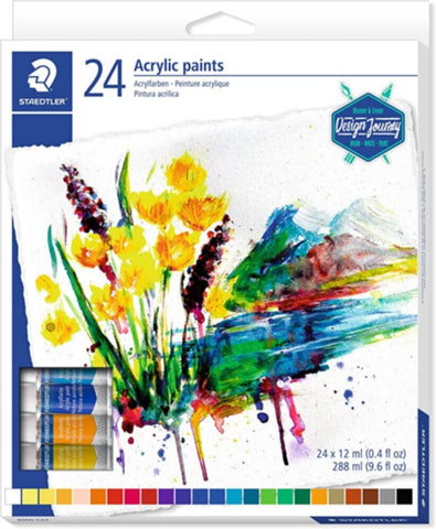 STAEDTLER | Acrylic Paint tubes ST=24col | ST-8500-C24