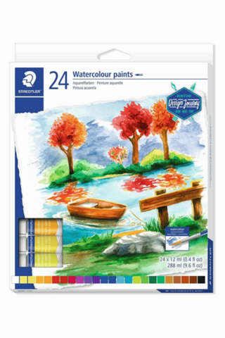 STAEDTLER | Acrylic Water Color Paints Tubes Pack of 24 | ST-8880-C24