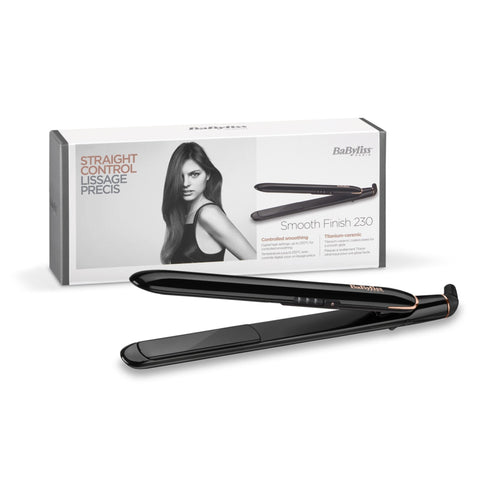 BABYLISS | Smooth Finish 230 Multi Voltage Hair Straightener | ST250SDE