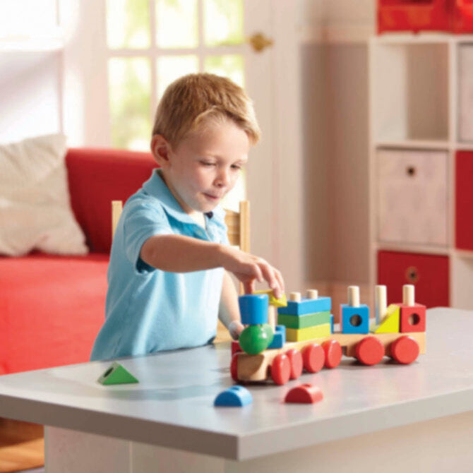 MELISSA & DOUG | Stacking Train Toddler Toy 2+ years | 46000572