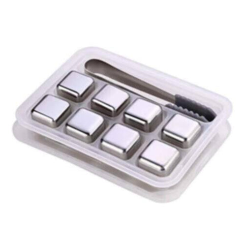 Stainless Steel Ice Cube with tongs Set | MGS-019