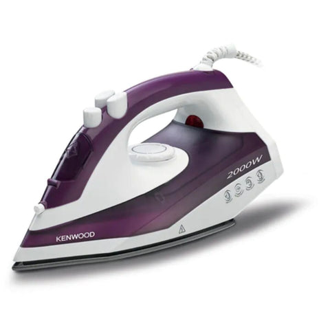 KENWOOD | Steam Iron Purple 2000W 250ml Capacity, Non Stick Sole Plate, Steam Power 18/120g | STP40.000WP