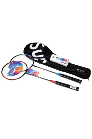 SUPREME | Sports Iron Alloy Badminton Racket 5Pcs Set_x000D_
 | JY-BR104