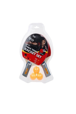 SUPREME | Sports Table Tennis Racket Set 2Pcs with 3 Balls  | JY-PR203-S
