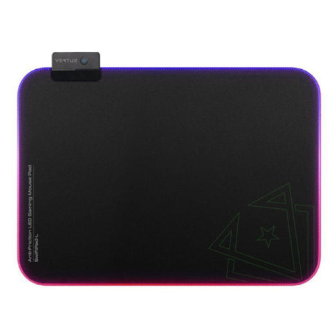 VERTUX | Game Immersion Smooth Scrolling RGB Foldable Anti- Friction Fabric LED Gaming Mouse Pad L | SWIFTPAD-L