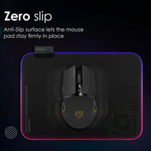 VERTUX | Game Immersion Smooth Scrolling RGB Foldable Anti- Friction Fabric LED Gaming Mouse Pad L | SWIFTPAD-L