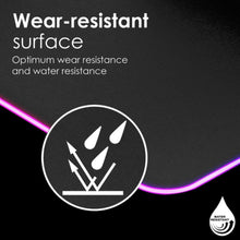 VERTUX | Game Immersion Smooth Scrolling RGB Foldable Anti- Friction Fabric LED Gaming Mouse Pad L | SWIFTPAD-L