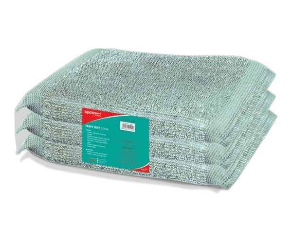 SPOTZERO | Heavy Duty Scrub Pac=3pcs | SZR-0255