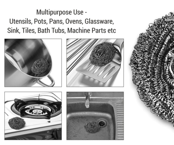 SPOTZERO | Stainless Steel Scourer Pac 3pc | SZR-0265