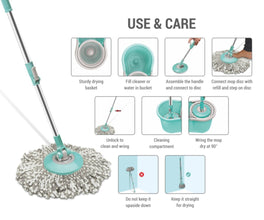 SPOTZERO | Spin Mop Compact | SZR-0269