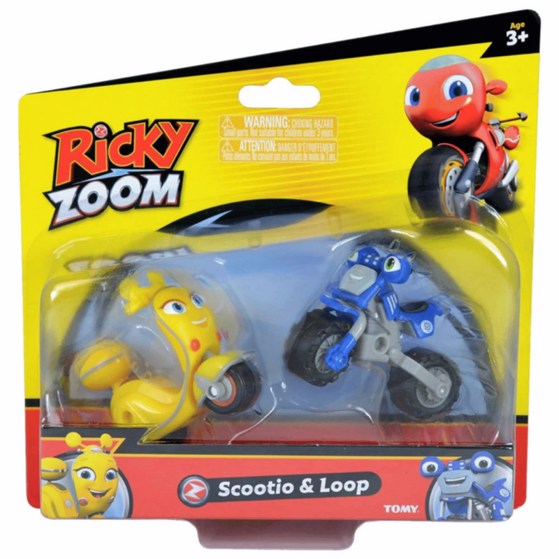 Tomy Ricky Core Racer 2 | Pack of 2 Assorted | T20043A1