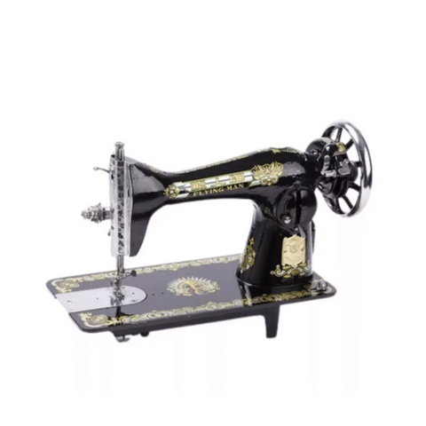 Flying Man Old-fashioned Sewing Machine Head, Motor & Table