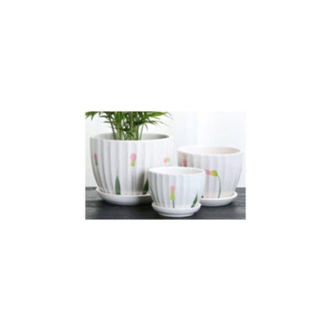 Table Ceramic Pot for Plants Single | 14cm X 11cm