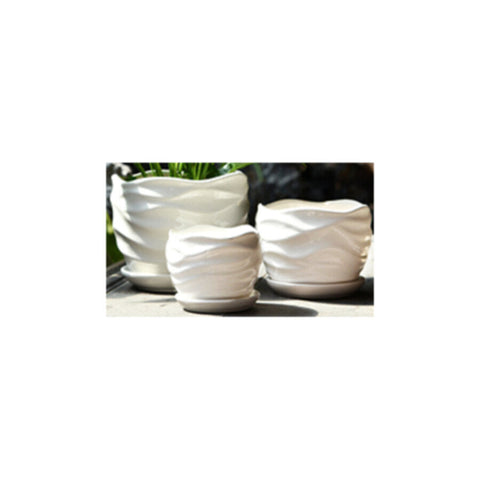 Table Ceramic Pot for Plants Single | 14cm X 10cm