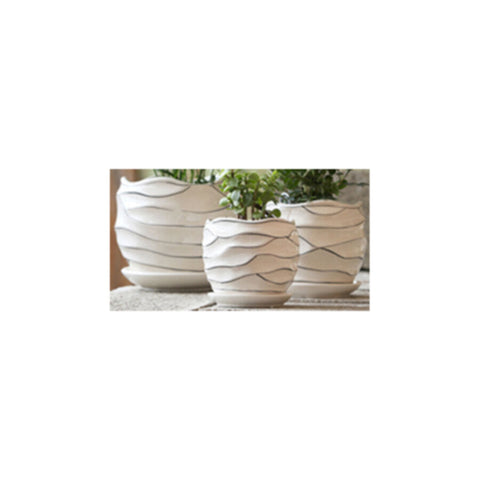 Table Ceramic Pot for Plants Single | 14cm X 10cm