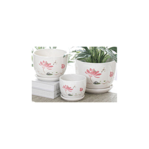 Table Ceramic Pot for Plants Single | 14cm X 10cm