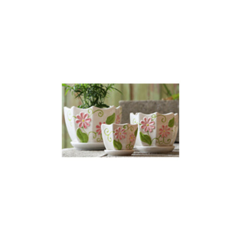 Table Ceramic Pot for Plants Single | 17cm X 14cm