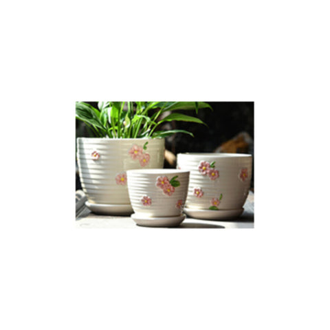 Table Ceramic Pot for Plants Single | 17cm X 14cm