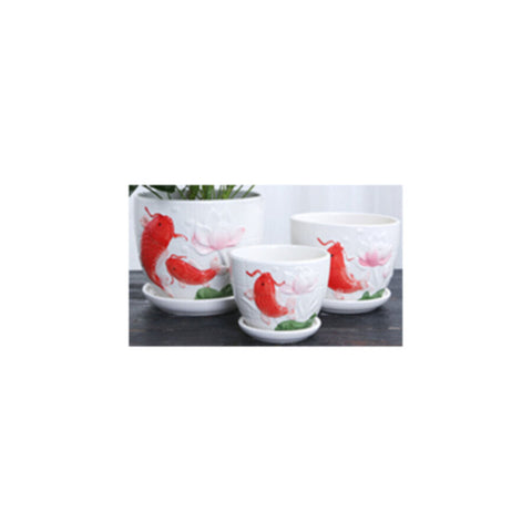 Table Ceramic Pot for Plants Single | 14cm X 11cm