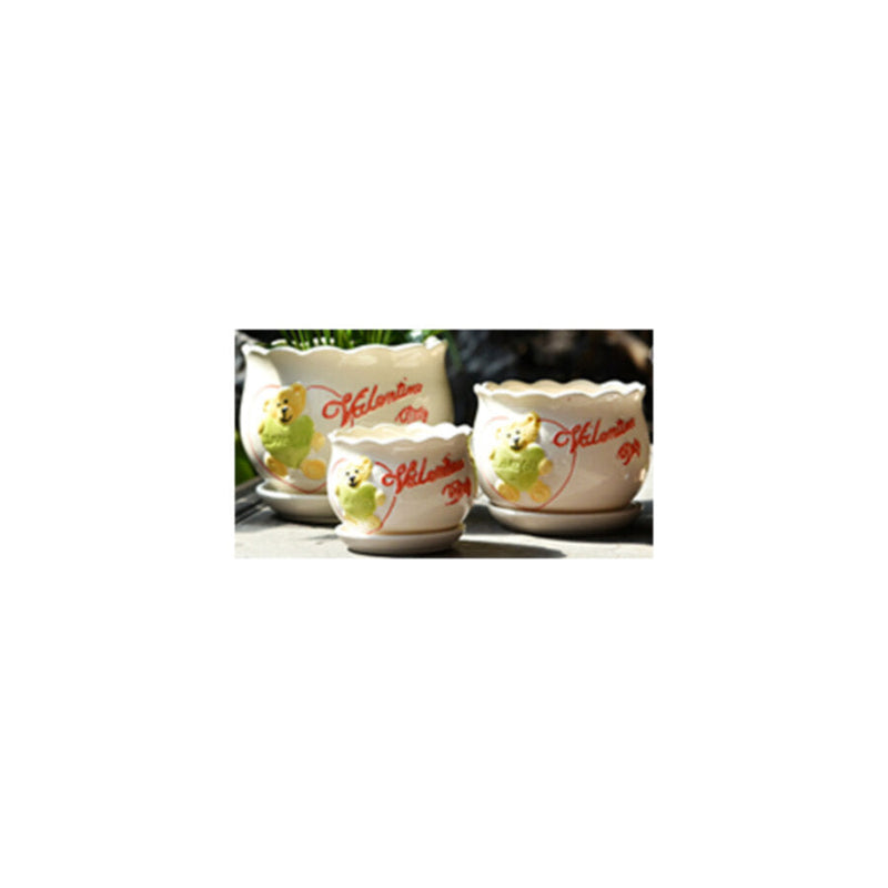 Table Ceramic Pot for Plants Single | 17cm X 14cm