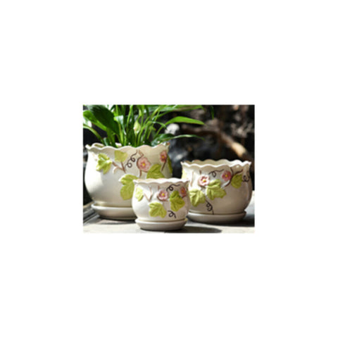 Table Ceramic Pot for Plants Single | 17cm X 14cm