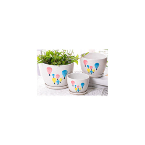 Table Ceramic Pot for Plants Single | 14cm X 11cm