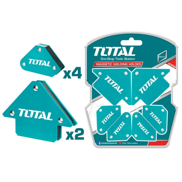TOTAL | Magnetic Welding Holder Set 6Pcs | TAMWH6002