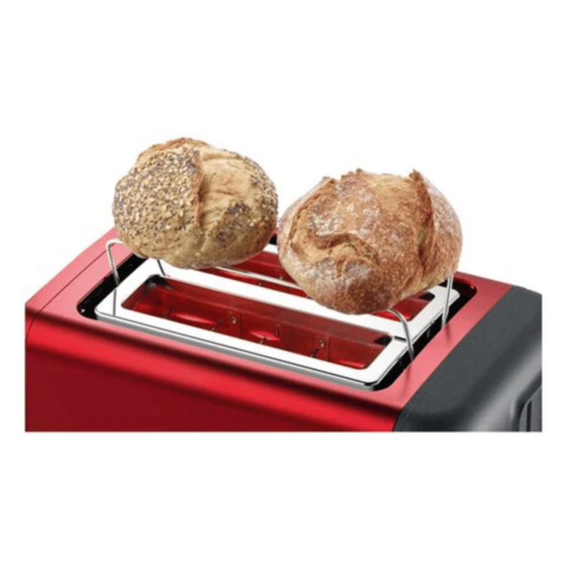 BOSCH | DesignLine Toaster Stainless Steel Red 970W | TAT3P424GB