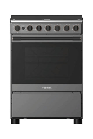 TOSHIBA | Gas Cooking Range 90x60cms 5 SABAF Burners | TBA-24BMG4G089KS